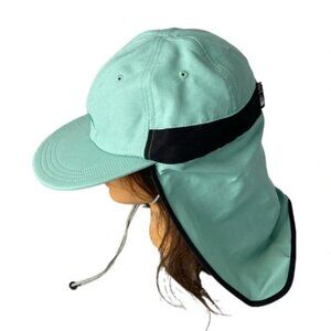 The North Face Class V Sunshield Hat Green Head Neck Face Protection Gorpcore